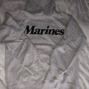 ✨ Grey Marines Hoodie✨